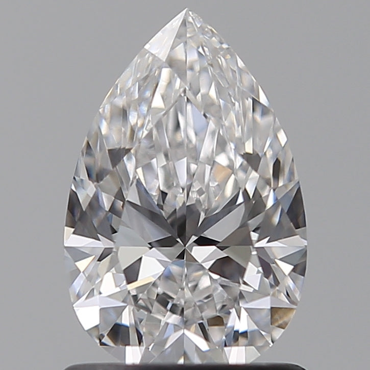 1.05 Carat Pear Lab Diamond with  Cut Diamond in 14KT  view 1
