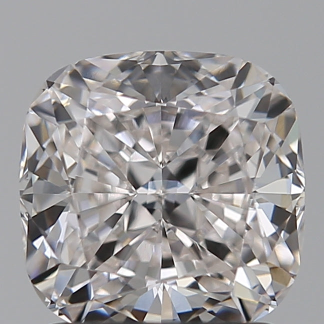 1.58 Carat Cushion Lab Diamond with  Cut Diamond in 14KT  view 1
