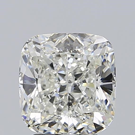 3.0 Carat Cushion Lab Diamond with  Cut Diamond in 14KT  view 1
