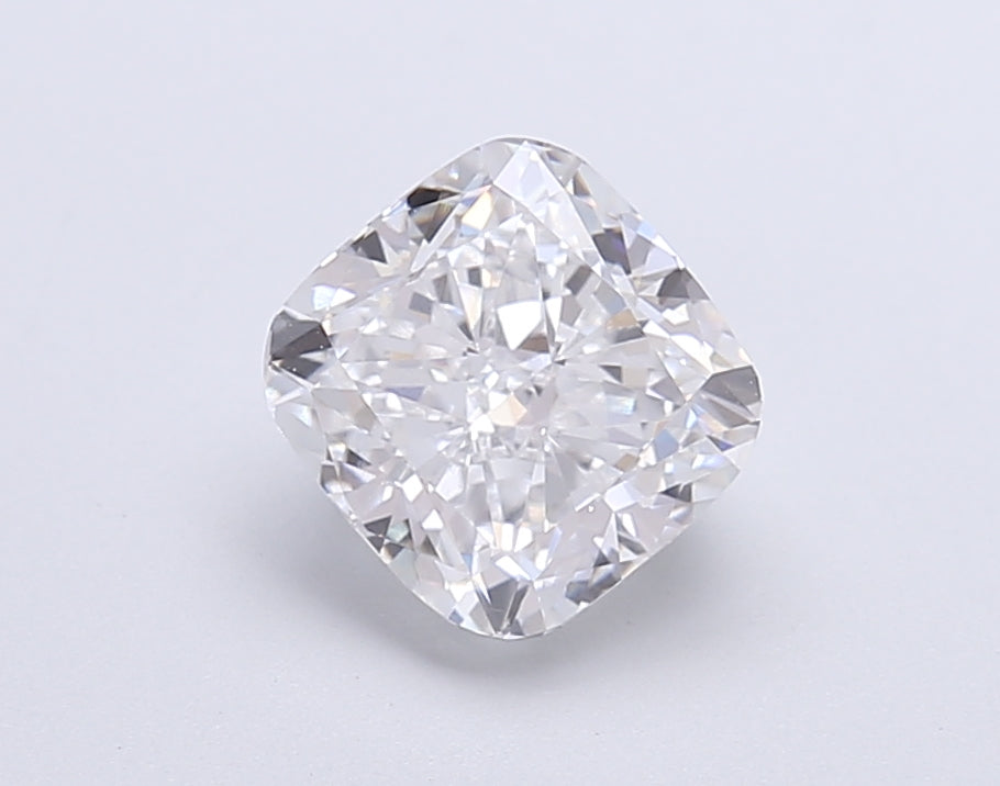 2.0 Carat Cushion Lab Diamond with  Cut Diamond in 14KT  view 1
