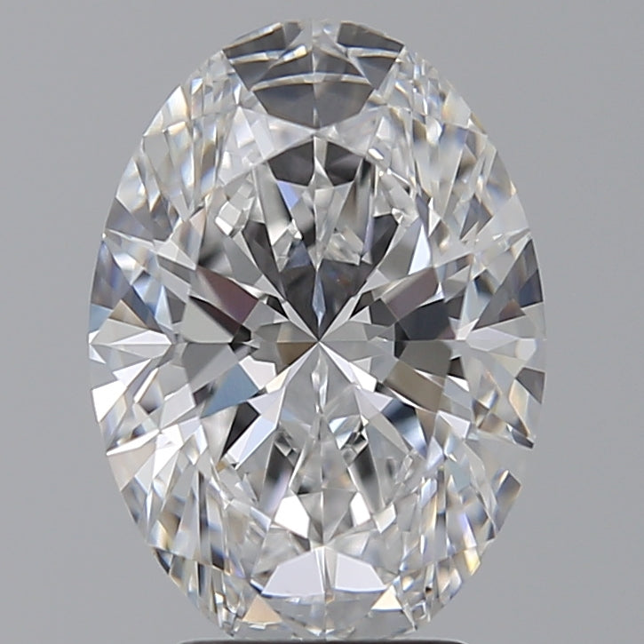 3.5 Carat Oval Lab Diamond with  Cut Diamond in 14KT  view 1
