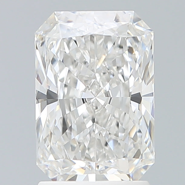 2.1 Carat Radiant Lab Diamond with  Cut Diamond in 14KT  view 1
