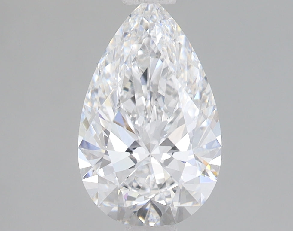 1.4 Carat Pear Lab Diamond with  Cut Diamond in 14KT  view 1
