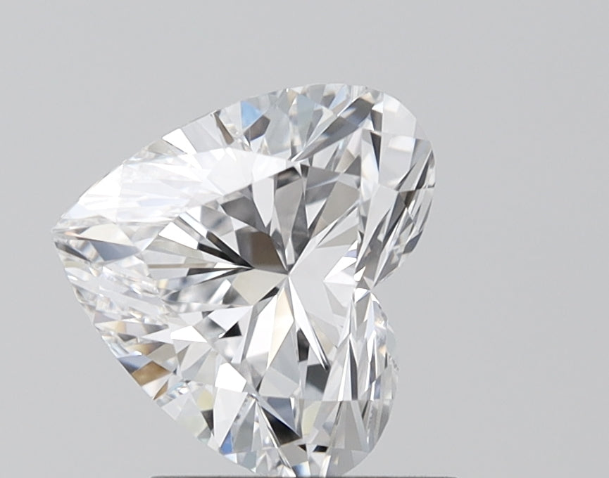 1.44 Carat Heart Lab Diamond with  Cut Diamond in 14KT  view 1
