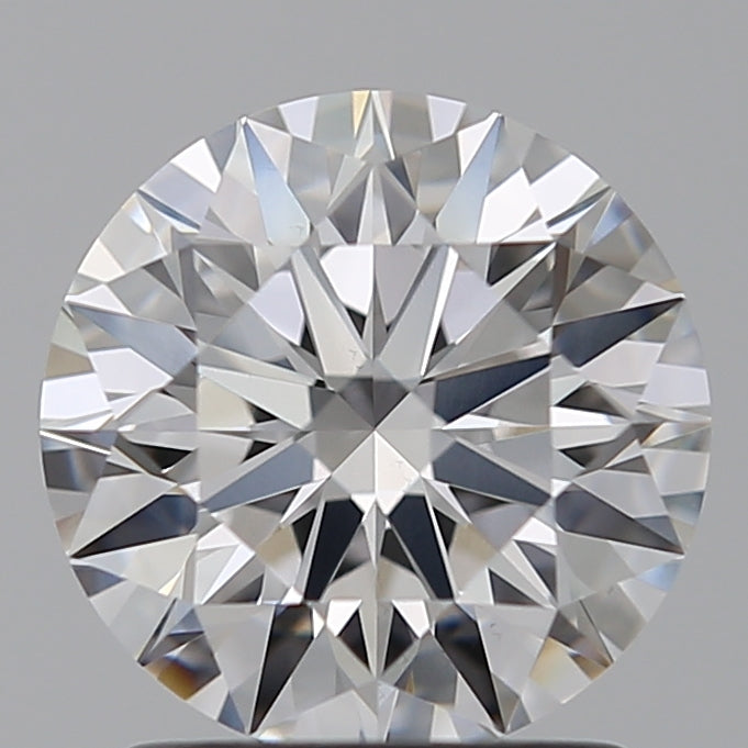 1.53 Carat Round Lab Diamond with  Cut Diamond in 14KT  view 1
