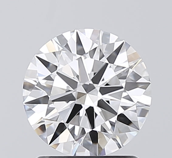 1.32 Carat Round Lab Diamond with  Cut Diamond in 14KT  view 1
