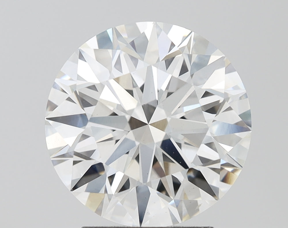 3.0 Carat Round Lab Diamond with  Cut Diamond in 14KT  view 1

