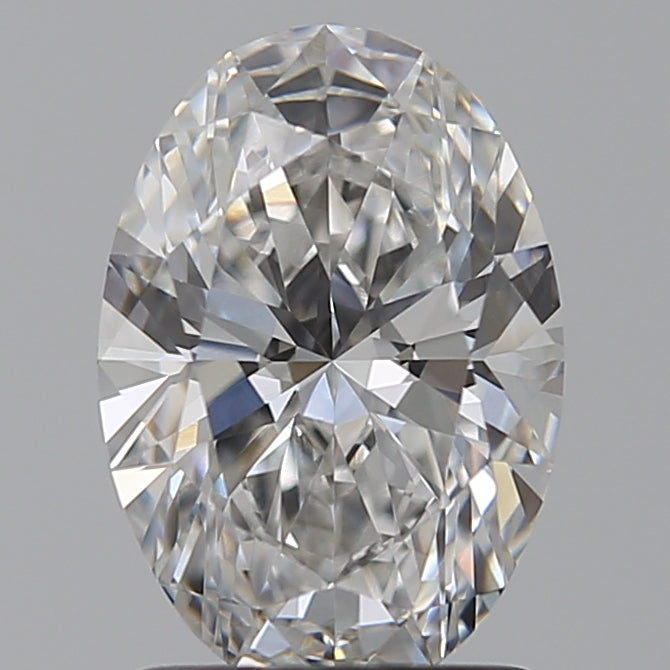1.54 Carat Oval Lab Diamond with  Cut Diamond in 14KT  view 1
