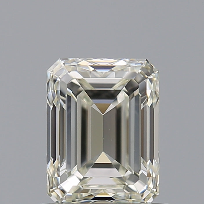 0.81 Carat Emerald Natural Diamond with  Cut Diamond in 14KT  view 1
