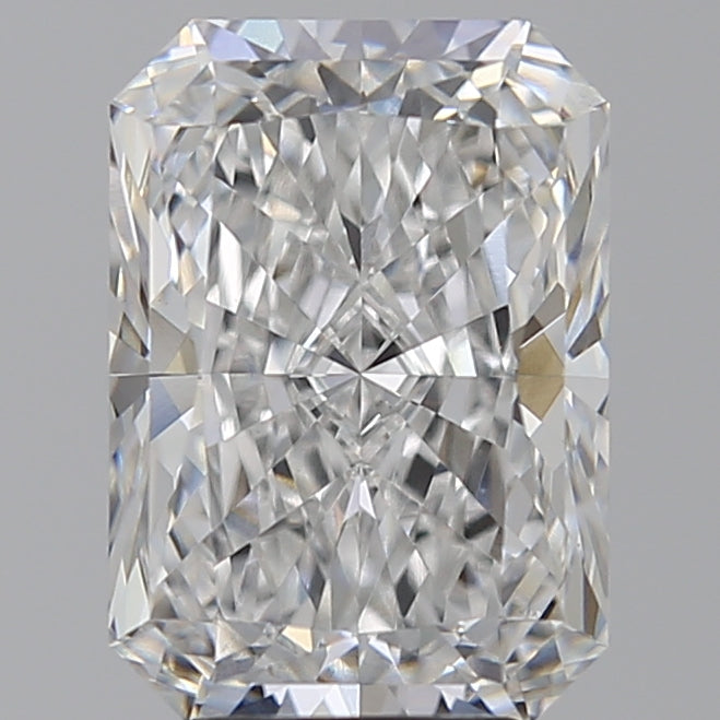 4.51 Carat Radiant Lab Diamond with  Cut Diamond in 14KT  view 1
