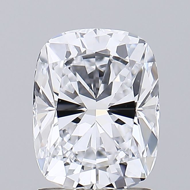 1.43 Carat Cushion Lab Diamond with  Cut Diamond in 14KT  view 1
