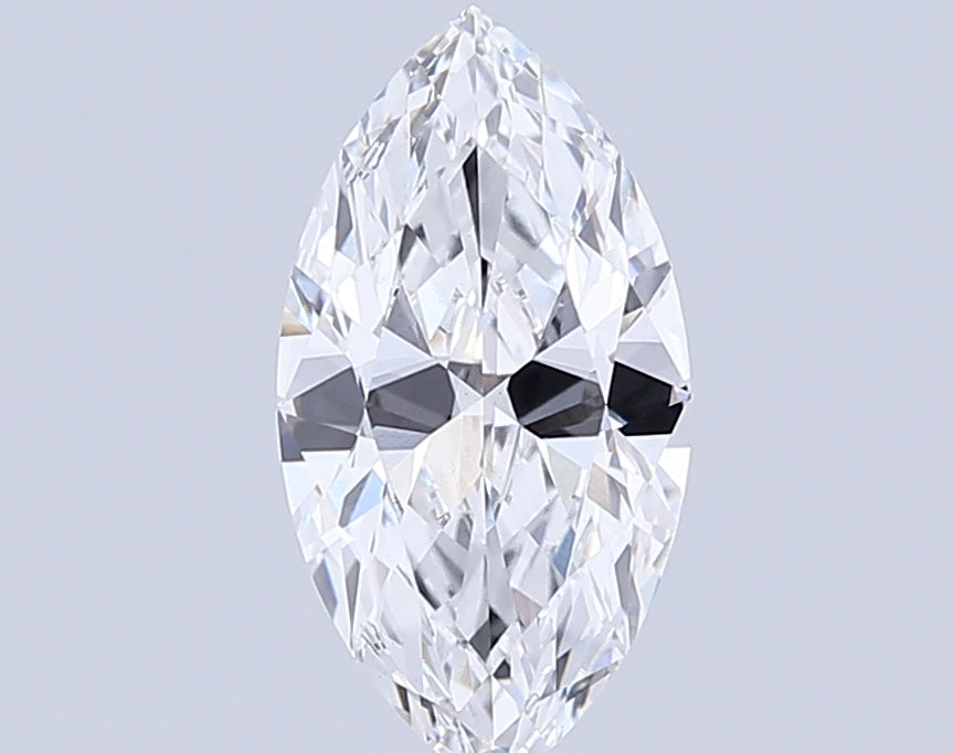2.12 Carat Marquise Lab Diamond with  Cut Diamond in 14KT  view 1
