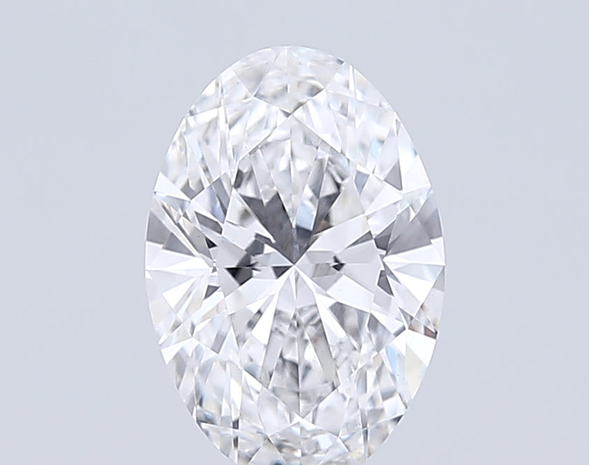 1.65 Carat Oval Lab Diamond with  Cut Diamond in 14KT  view 1
