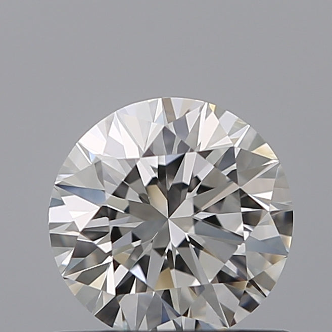0.65 Carat Round Natural Diamond with  Cut Diamond in 14KT  view 1
