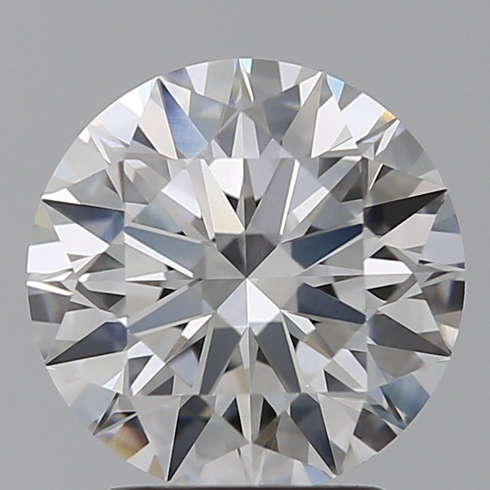 2.53 Carat Round Lab Diamond with  Cut Diamond in 14KT  view 1
