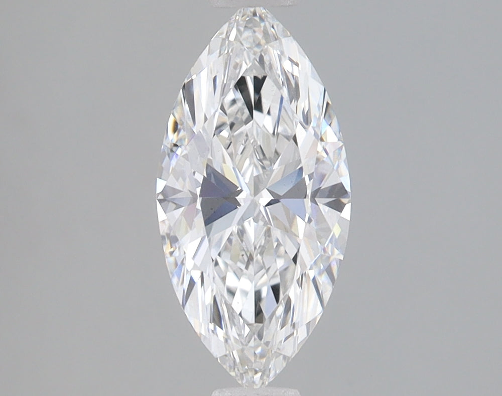 1.24 Carat Marquise Lab Diamond with  Cut Diamond in 14KT  view 1
