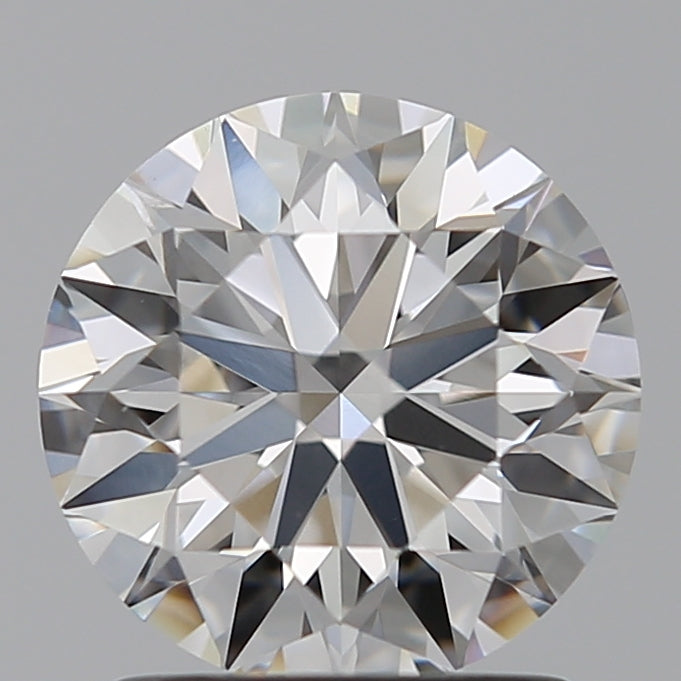 1.5 Carat Round Lab Diamond with  Cut Diamond in 14KT  view 1
