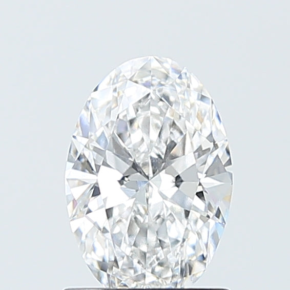 1.1 Carat Oval Lab Diamond with  Cut Diamond in 14KT  view 1
