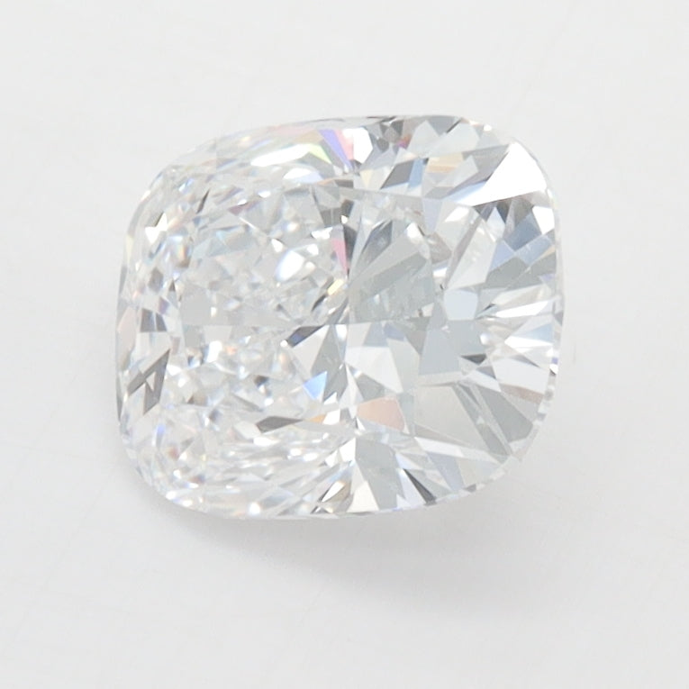 1.48 Carat Cushion Lab Diamond with  Cut Diamond in 14KT  view 1
