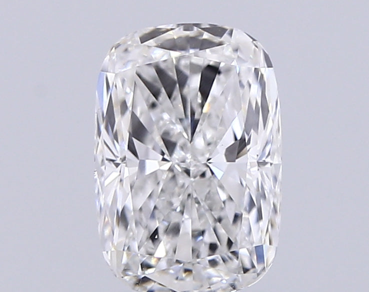 1.51 Carat Cushion Lab Diamond with  Cut Diamond in 14KT  view 1
