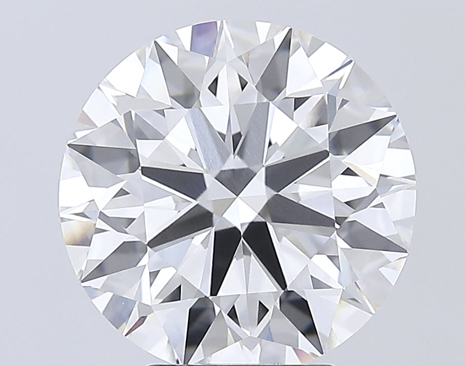 5.1 Carat Round Lab Diamond with  Cut Diamond in 14KT  view 1
