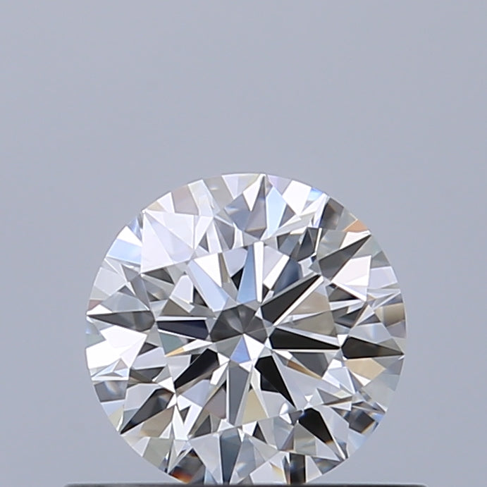 0.52 Carat Round Natural Diamond with  Cut Diamond in 14KT  view 1

