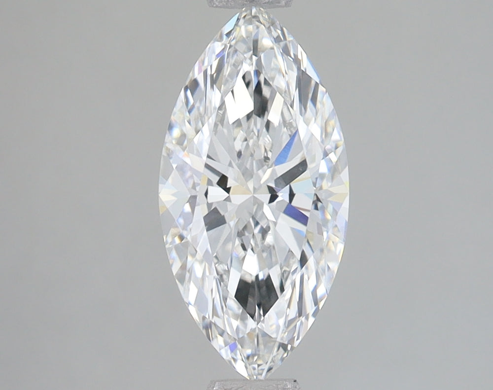 1.57 Carat Marquise Lab Diamond with  Cut Diamond in 14KT  view 1

