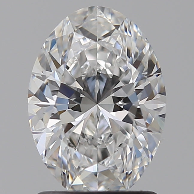 1.5 Carat Oval Lab Diamond with  Cut Diamond in 14KT  view 1
