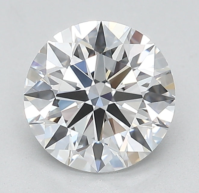 1.56 Carat Round Lab Diamond with  Cut Diamond in 14KT  view 1
