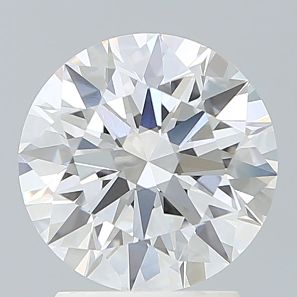2.22 Carat Round Lab Diamond with  Cut Diamond in 14KT  view 1
