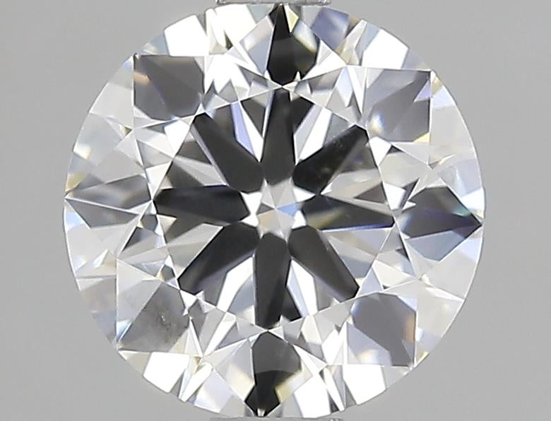 2.01 Carat Round Lab Diamond with  Cut Diamond in 14KT  view 1
