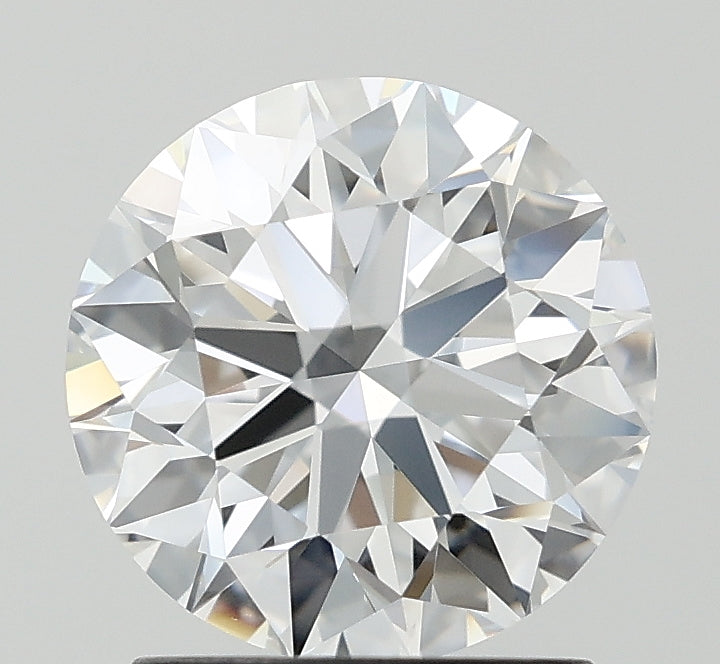 1.72 Carat Round Lab Diamond with  Cut Diamond in 14KT  view 1
