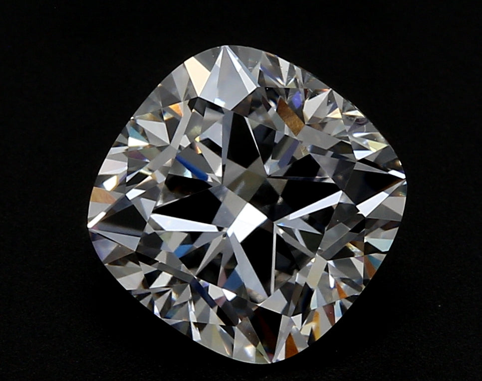 1.77 Carat Cushion Lab Diamond with  Cut Diamond in 14KT  view 1
