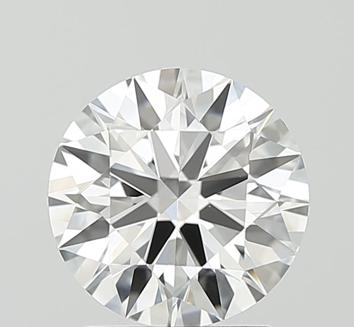 1.5 Carat Round Lab Diamond with  Cut Diamond in 14KT  view 1
