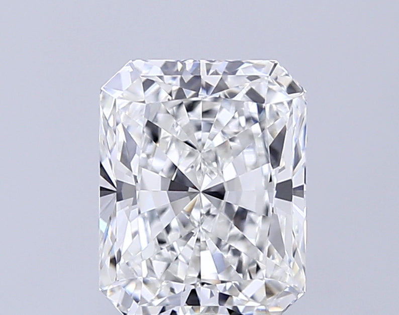 3.05 Carat Radiant Lab Diamond with  Cut Diamond in 14KT  view 1
