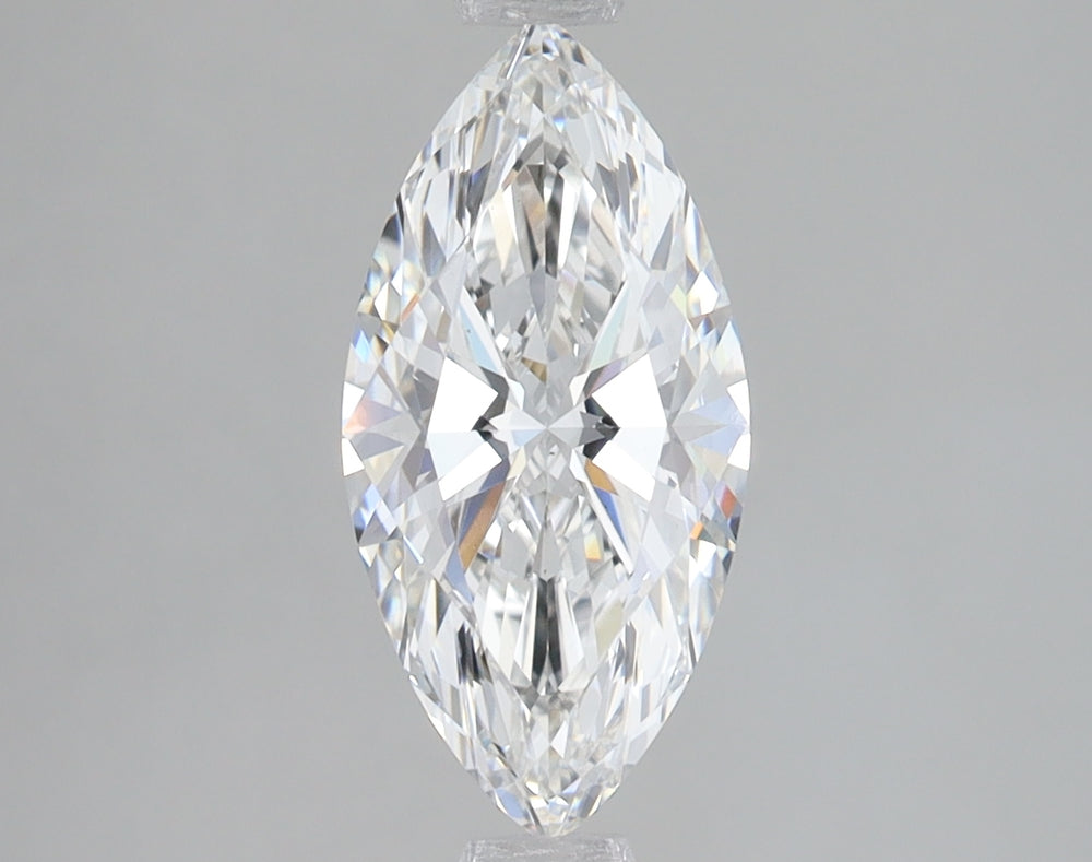 1.52 Carat Marquise Lab Diamond with  Cut Diamond in 14KT  view 1
