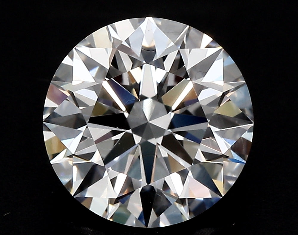 1.55 Carat Round Lab Diamond with  Cut Diamond in 14KT  view 1
