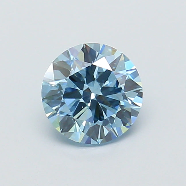 0.99 Carat Round Lab Diamond with  Cut Diamond in 14KT  view 1
