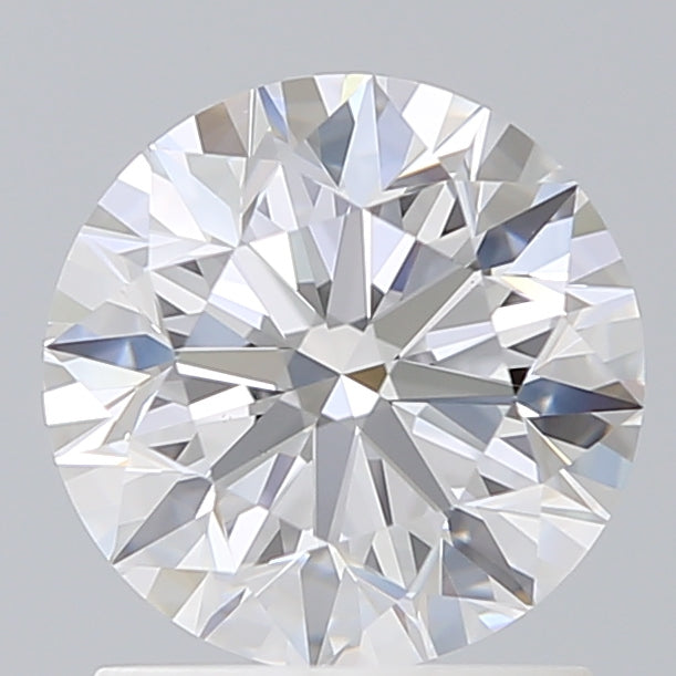 1.5 Carat Round Lab Diamond with  Cut Diamond in 14KT  view 1
