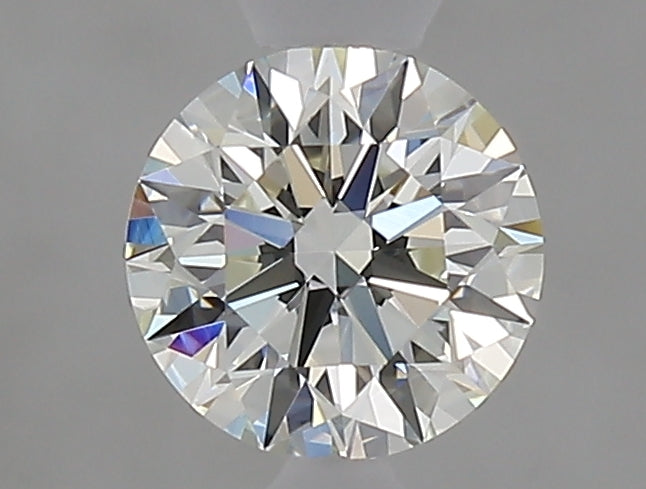 0.57 Carat Round Natural Diamond with  Cut Diamond in 14KT  view 1
