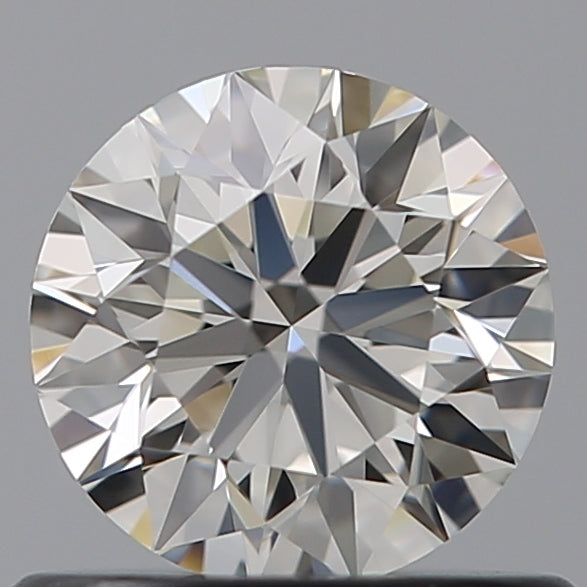 0.56 Carat Round Natural Diamond with  Cut Diamond in 14KT  view 1
