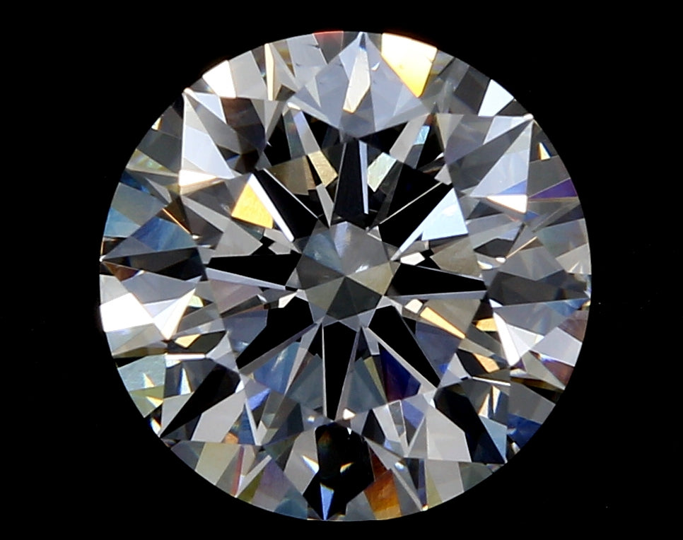 1.32 Carat Round Lab Diamond with  Cut Diamond in 14KT  view 1
