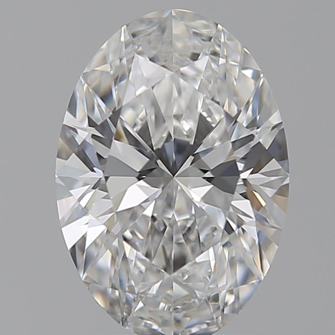 1.59 Carat Oval Lab Diamond with  Cut Diamond in 14KT  view 1
