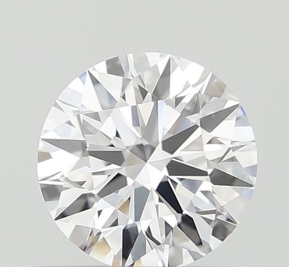 0.51 Carat Round Lab Diamond with  Cut Diamond in 14KT  view 1

