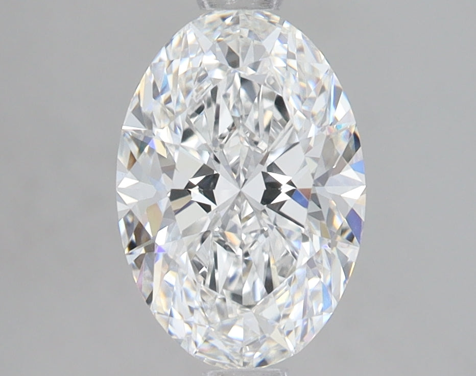 1.71 Carat Oval Lab Diamond with  Cut Diamond in 14KT  view 1

