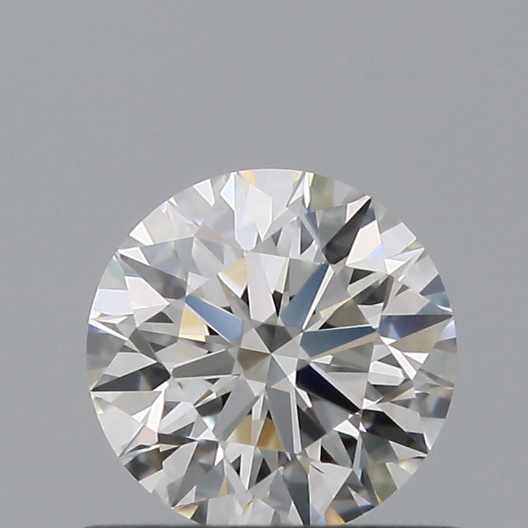 0.56 Carat Round Natural Diamond with  Cut Diamond in 14KT  view 1
