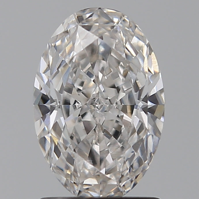 1.56 Carat Oval Lab Diamond with  Cut Diamond in 14KT  view 1
