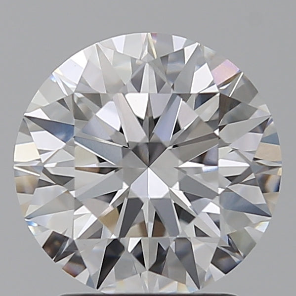 2.09 Carat Round Lab Diamond with  Cut Diamond in 14KT  view 1
