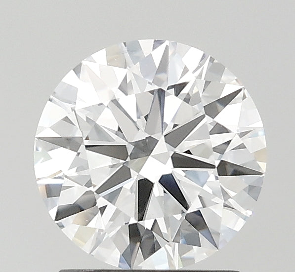 1.52 Carat Round Lab Diamond with  Cut Diamond in 14KT  view 1
