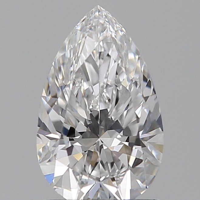 1.08 Carat Pear Lab Diamond with  Cut Diamond in 14KT  view 1
